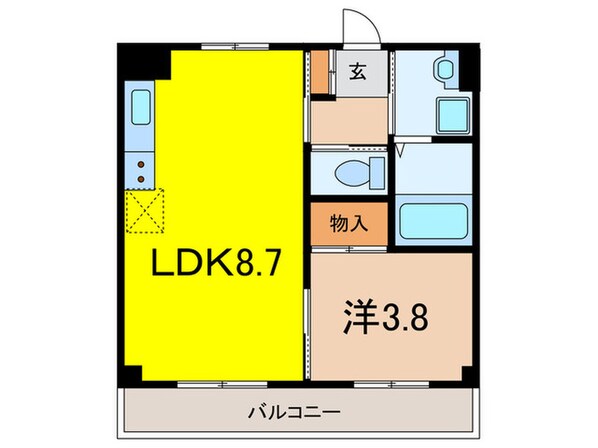 エンベロップ宝塚の物件間取画像